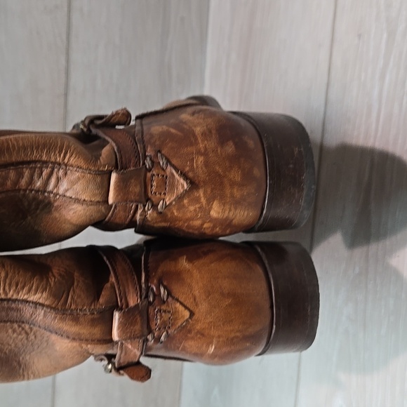 Frye Women 4001 Tall Leather Riding Boots shoes sz 6B - Picture 5 of 13